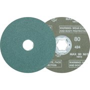 PFERD COMBICLICK® Fiber Disc, 4-1/2" Dia. - Zirconia Alumina Z, 80 Grit 40134
